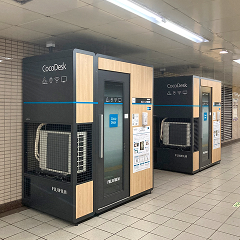 【提携】CocoDesk 東銀座駅 出口3-6方面通路
