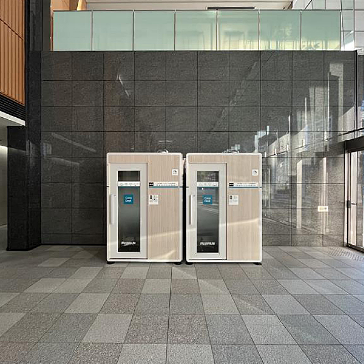 【提携】CocoDesk  水天宮前 トルナーレ日本橋浜町 1Fオフィスエントランス