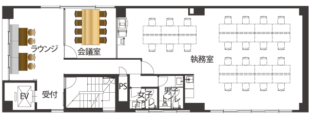  中央区 湊 20〜40坪 フルセットアップオフィス NH-000293 物件画像